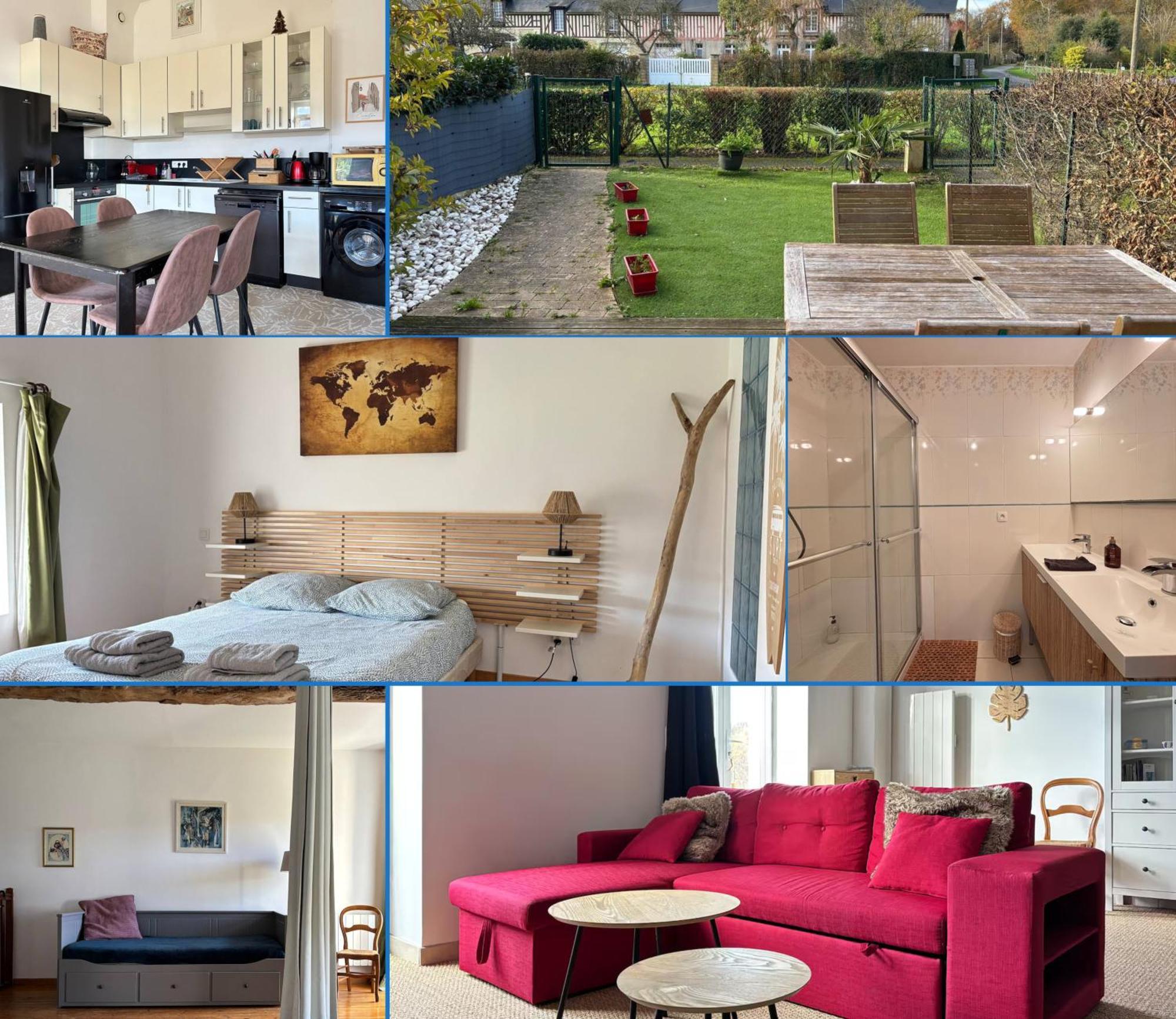 Les Douves Duplex 5 Personnes Lumineux Avec Jardin Et Terrasse Amenagee , Vue Sur Chateau A 5Mn De La Mer, Proche Omaha Beach Et Bayeux Commes Exterior photo